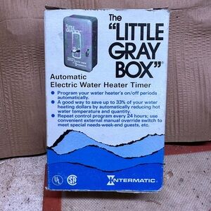 New Intermatic “The Little Gray Box” WH-40 Automatic Electric Water Heater Timer